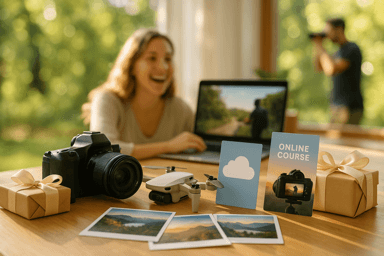 idée cadeau pour passionné de photo et vidéo