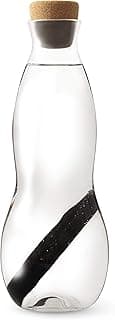 BLACK + BLUM - Carafe en Verre Borosilicate avec Filtre à Charbon Actif