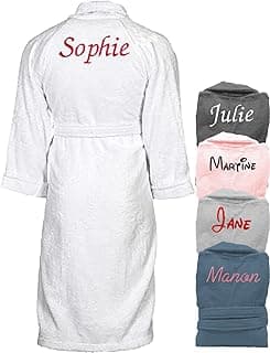 Peignoir femme brodé