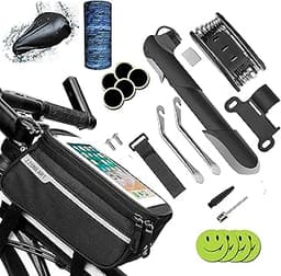 Sacoche Cadre de Vélo avec Support Smartphone