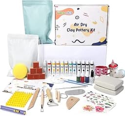Gleamkid DIY Kit d’argile Séchée à l’air