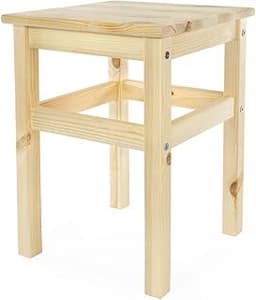 IKEA ODDVAR Tabouret, pin, 33 x 33 x 45 cm, Marron