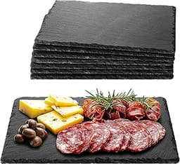 Navaris Planche ardoise pour fromage apéro tapas charcuterie dessert