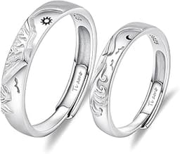 Duo de Bagues "I Love You / Ti Amo"