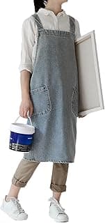 Pincy Tablier unisexe en denim sans attaches