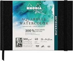 RHODIA TOUCH 116137C - Carnet aquarelle 100 % coton