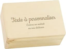 LAUBLUST Boîte à souvenirs bébé personnalisée
