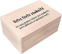 Creative Deco Boîte en Bois Personnalisée