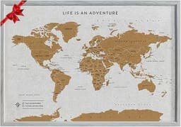 Carte du monde en liège Splosh