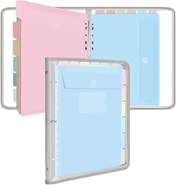 Uquelic Classeur A4 à anneaux