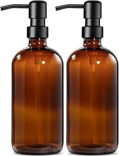 Distributeur verre ambré 480 ml MIUSITE