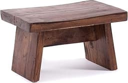 DESIGN DELIGHTS Repose-pieds en bois massif recyclé 18,5 x 29 x 19,5 cm