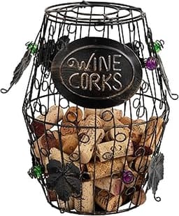 Mind Reader Porte-Bouchon en métal avec Ornements