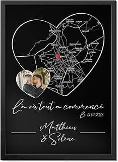 Poster personnalisé couple