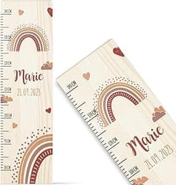 GRAVURZEILE Toise pour enfant en bois