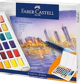 Faber-Castell 169748 - Aquarelles en godets