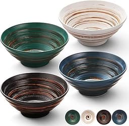 YUN TAO – Set de 4 bols à ramen (céramique 1040 mL)