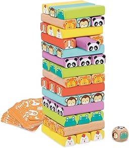 WOOMAX 46251 Tour en Bois 52 pièces