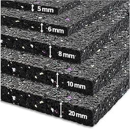 Dalle anti-vibrations recyclée