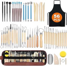 TWBEST Outils de Sculpture, 56 Pcs