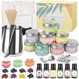 Kit de Fabrication de Bougies Coffret Bougies Parfumées Cadeau DIY