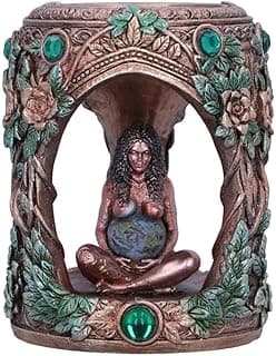 Photophore Terre Mère bronze