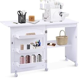 GOPLUS Meuble Couture Pliant