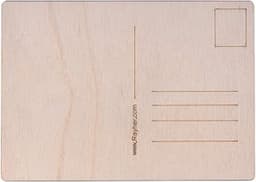 Cartes postales en bois à personnaliser