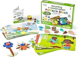 Learning Resources Kit de puzzles de formes Recyclage et conservation