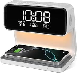 SOLVIEW Réveil avec charge sans fil