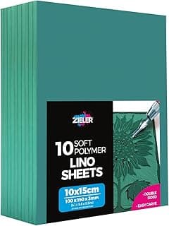 Zieler® Lot de 10 feuilles de lino