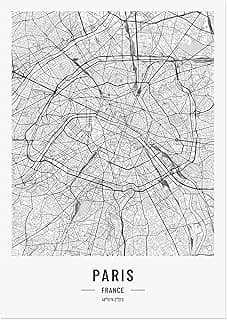JUNOMI® Paris Poster XL noir et blanc