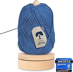 Dérouleur de laine en bois