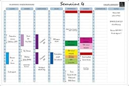 Planning hebdo magnétique Exacompta