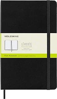 Moleskine carnet classique grand, pages blanches