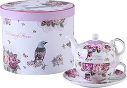 Théière vintage porcelaine