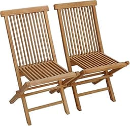 Chaises pliantes Salento Teck