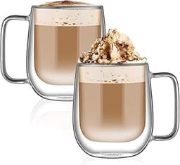 Deux mugs verre double paroi CMXING