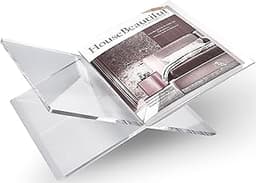 Honygebia Support de livre en acrylique transparent