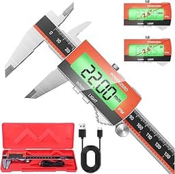 Pied à coulisse numérique rechargeable