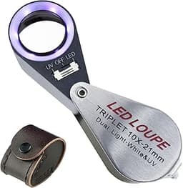 10x Loupe de Poche