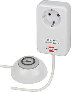 Brennenstuhl Eco Line Comfort Switch — adaptateur à interrupteur au pied
