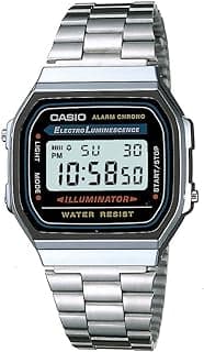 Montre Casio A168 chromée