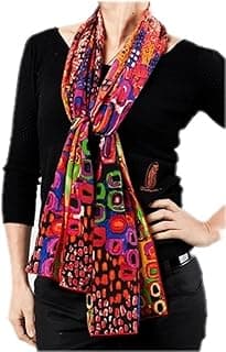 Prettystern Écharpe étole-carre en Soie