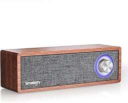 Smalody Haut-Parleur Bluetooth en Bois Classiques Rétro