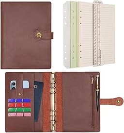 Wonderpool Classeur Agenda A5 Cuir