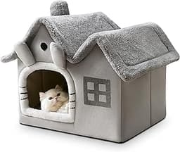 ALLSOPETS Niche pour Chien Intérieur et Maison de Chat