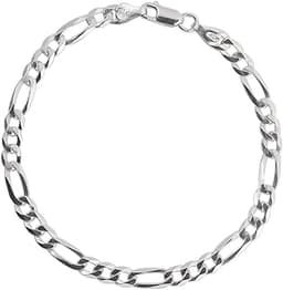 Gourmette argent unisexe