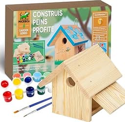 Mice&Co Kit DIY Maison d’Oiseau en Bois