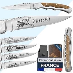 Couteau homme personnalisé Laguiole